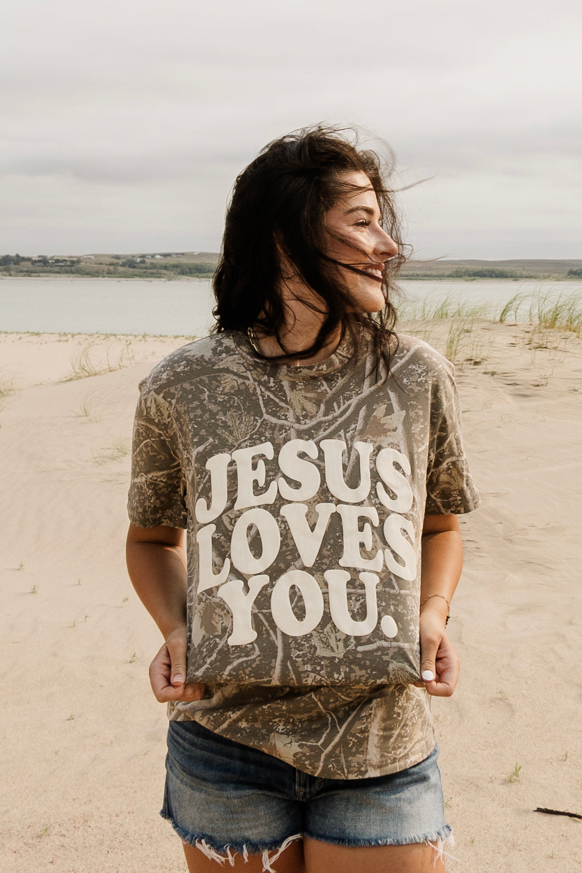 Camo Jesus Loves You