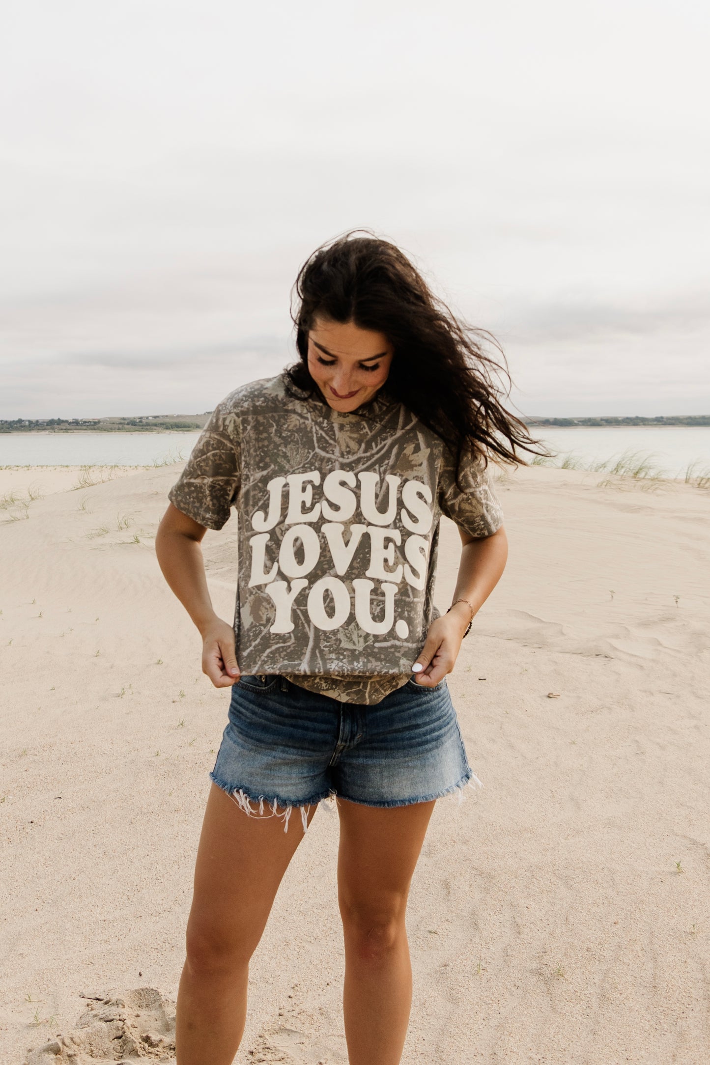 Camo Jesus Loves You