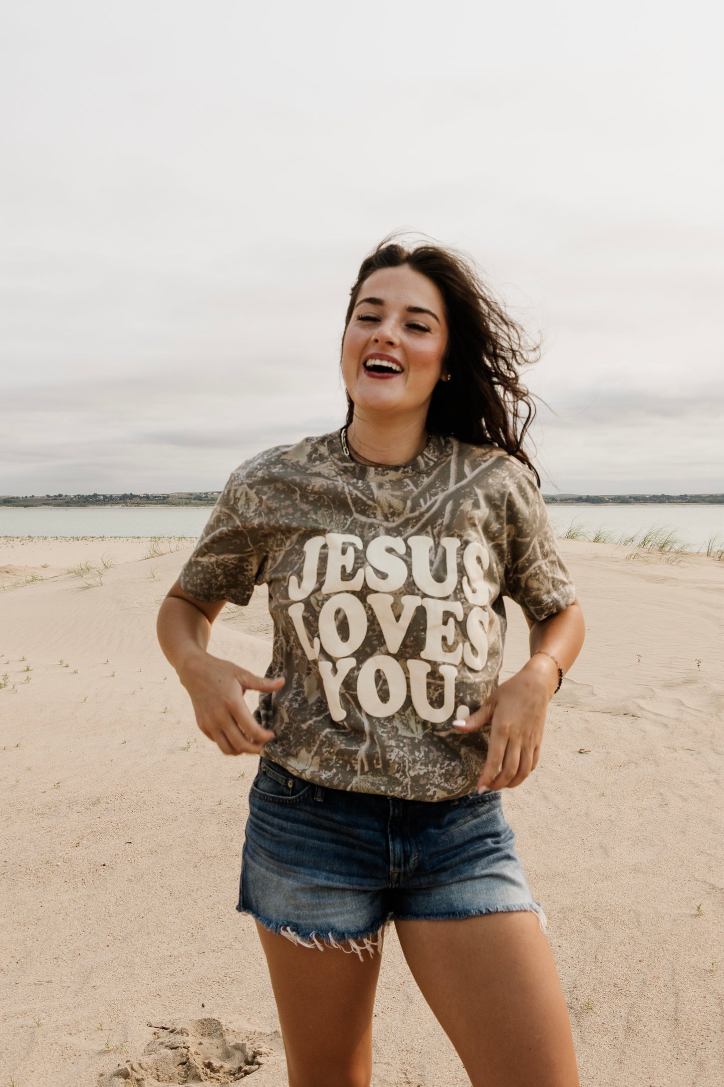 Camo Jesus Loves You