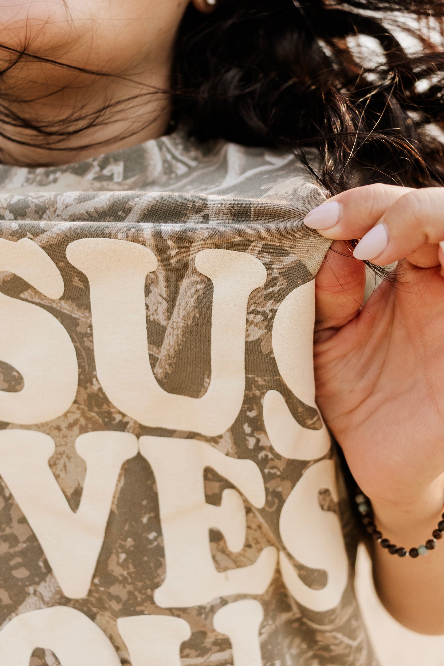 Camo Jesus Loves You