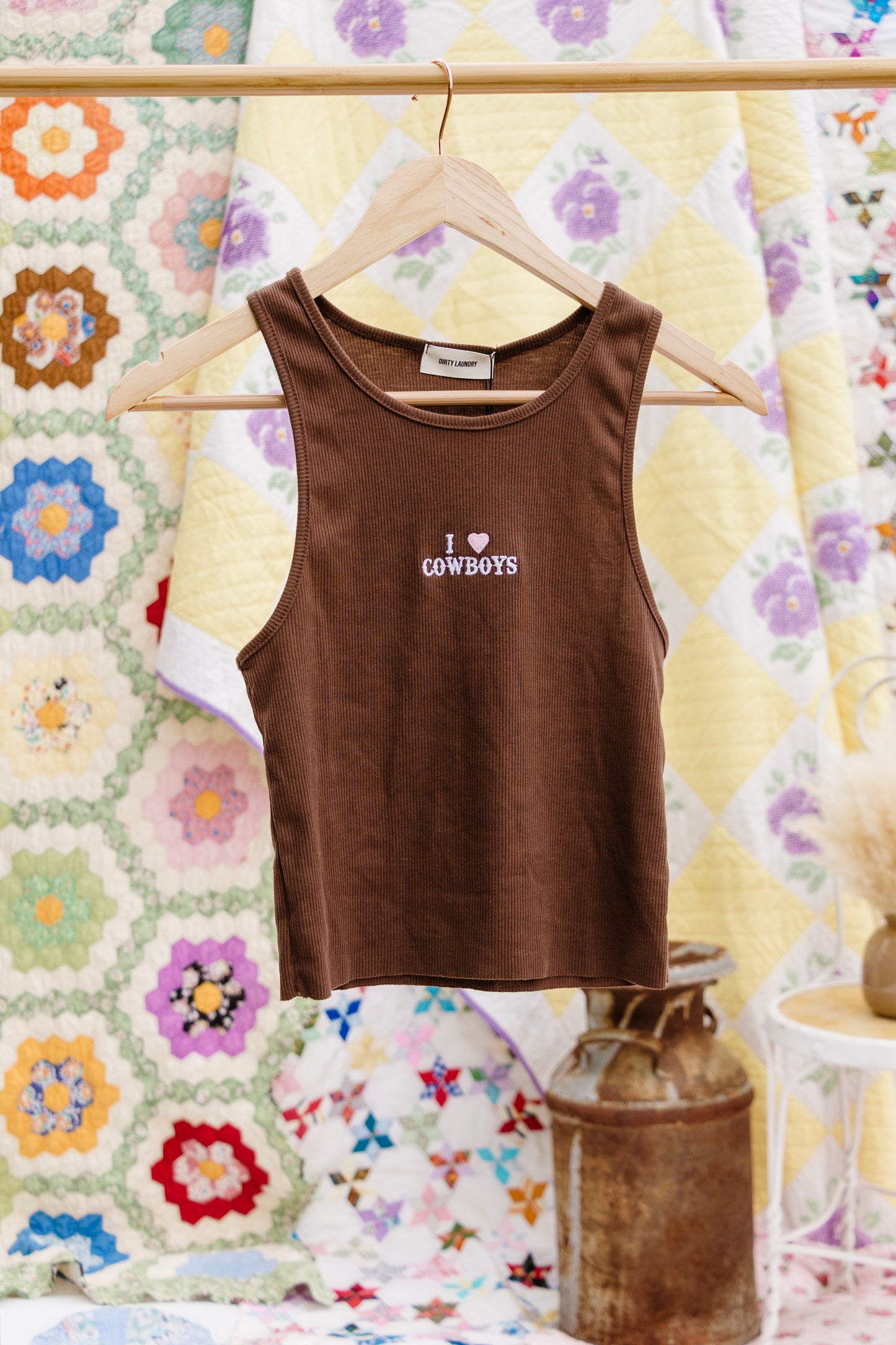 "I love Cowboys" tank