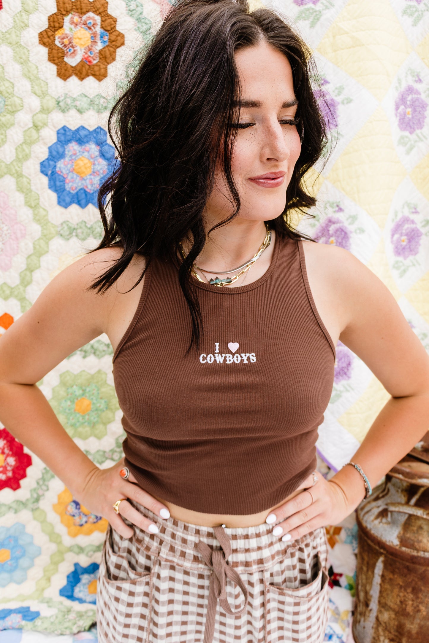 "I love Cowboys" tank