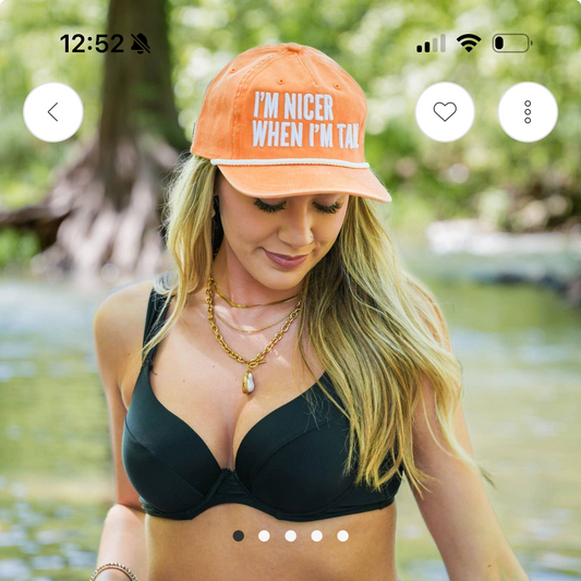 I'm nicer when I'm tan - Dad Cap