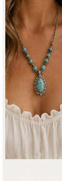 Western turquoise necklace